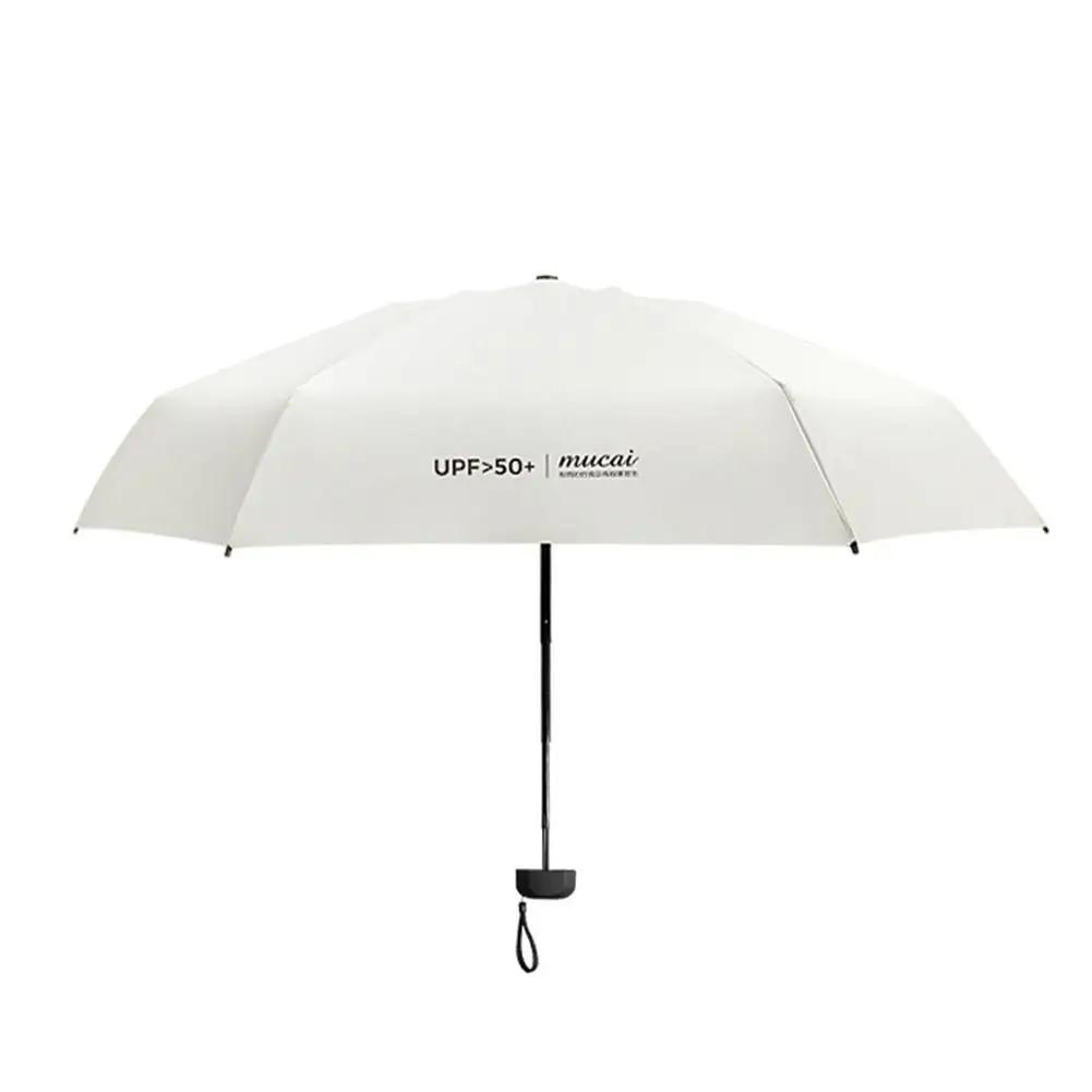 Mini Pocket Compact Umbrella Sun Anti-UV Rain windproof 5 Folding Travel