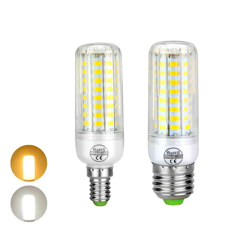 

E27 E14 220V LED Corn bulb lamp High heat PCB Cooling 24 / 30 / 64 / 80 LEDs light Bulb For Indoor home decor light & lighting