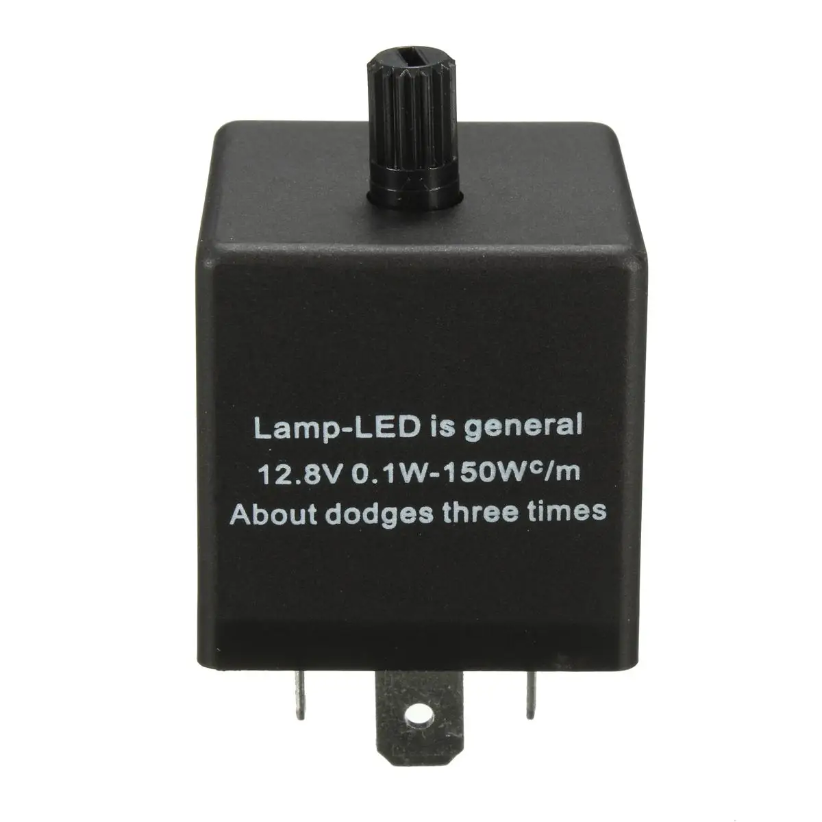 

3pins Car Motorcycle LED Flasher Relay 12V Universal Electronic Adjustable Freauency LED Turn Signal Light Blinker Flasher Relay