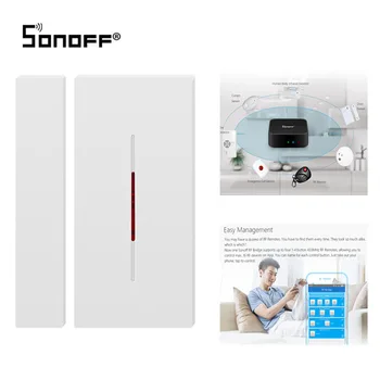 

Sonoff Wireless Anti-Theft Door and Window Entry Alarm DW1433 Door Intruder Sensor Security for Home Shop Smart Home Automation