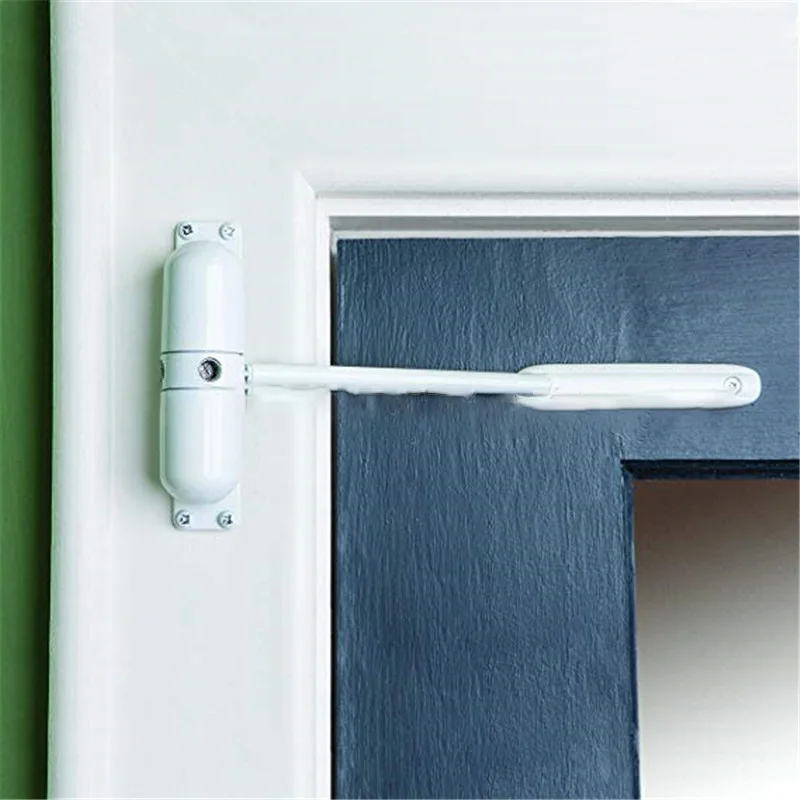 

20-70KG Zinc Alloy Spring Door Closer Automatic Door Closer Mounted Door Stops Adjustable Surface Door Closer Color Random