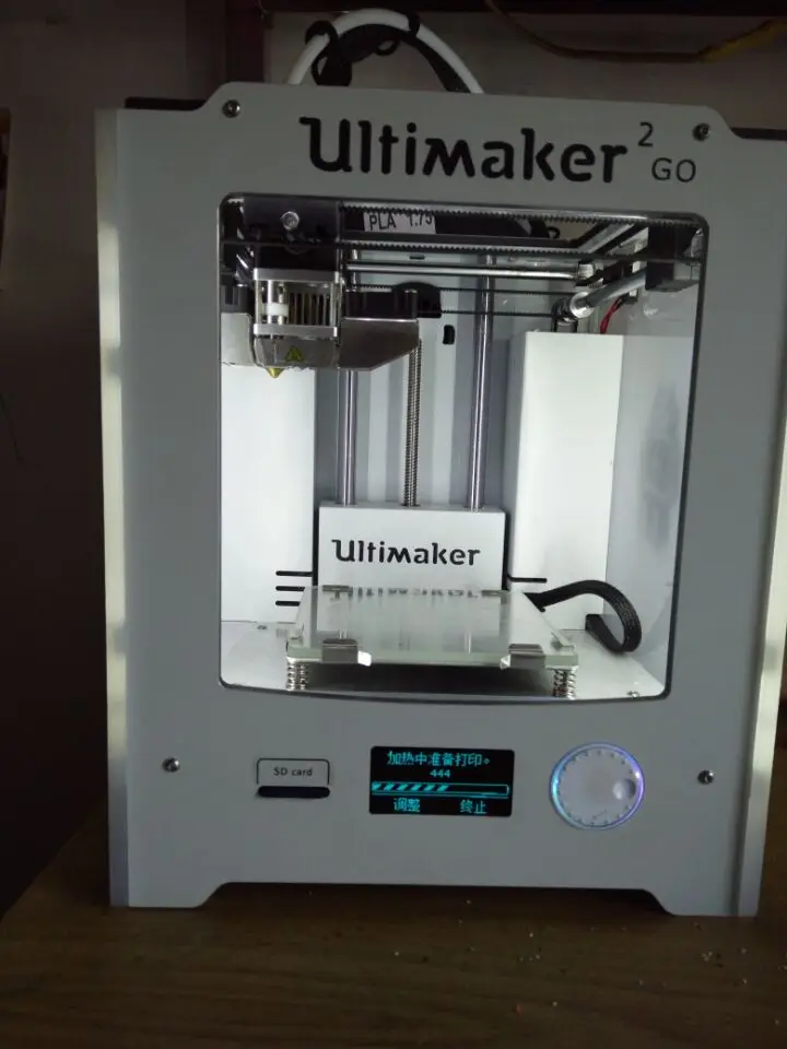 Blurolls комплект для Ultimaker 2 Go 3d принтер DIY Полный комплект с Olson блок 1,75/2,85 мм, подогрев кровать совместим с ABS печати