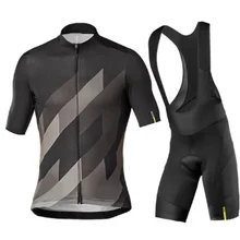 Mavic Pro Team Лето Велосипеды Джерси набор одежда для велопрогулок, дышащая мужская рубашка с коротким рукавом велосипедные шорты 9D гелевая накладка