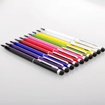 شراءقلم 2 في 1 عالي الجودة يعمل باللمس لأجهزة Ipad Itouch Iphone 3/4G/4s للهواتف المحمولة والكمبيوتر اللوحي المحمول