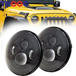 Tnoog 7 "LED healight 40 Вт Замена для Jeep светодиодные фары 7" с Hi/low луч для jeep Wrangler Hummer Уаз Hunter Лада niv