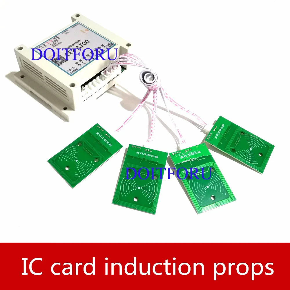 Реальная жизнь игры escape комнаты реквизит RFID карт IC индукционный замок комбинации умный головоломки игры escape комнаты