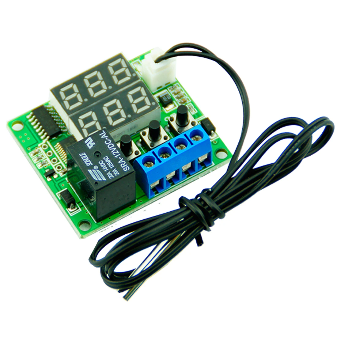 

DC 12V Dual LED Digital Display Thermostat 1pc Temperature Controller Regulator Switch Control Relay NTC Sensor Module