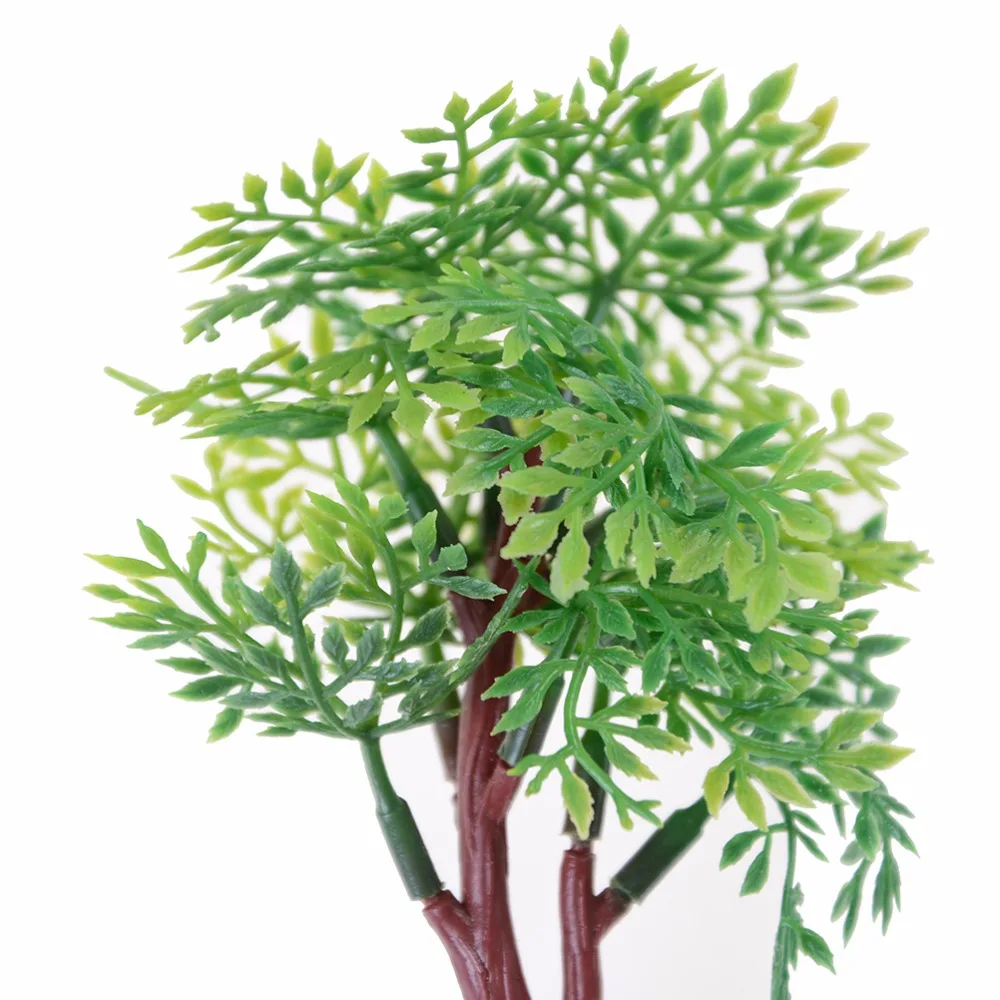 

9 cm Dollhouse Miniature Scale Model Tree Dollhouse Scenery Layout Landscape Model Trees