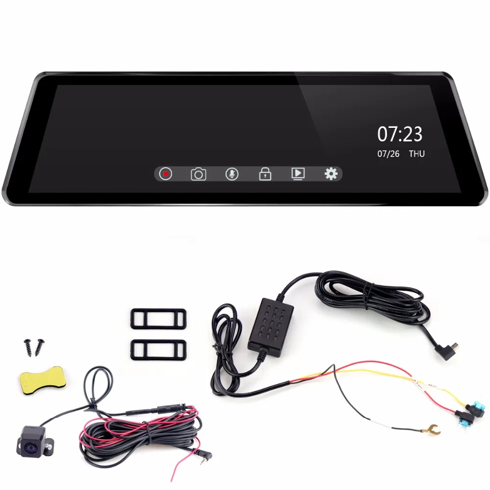 Автомобильный видеорегистратор dashcam full hd 1080P 10 &quotс сенсорным экраном