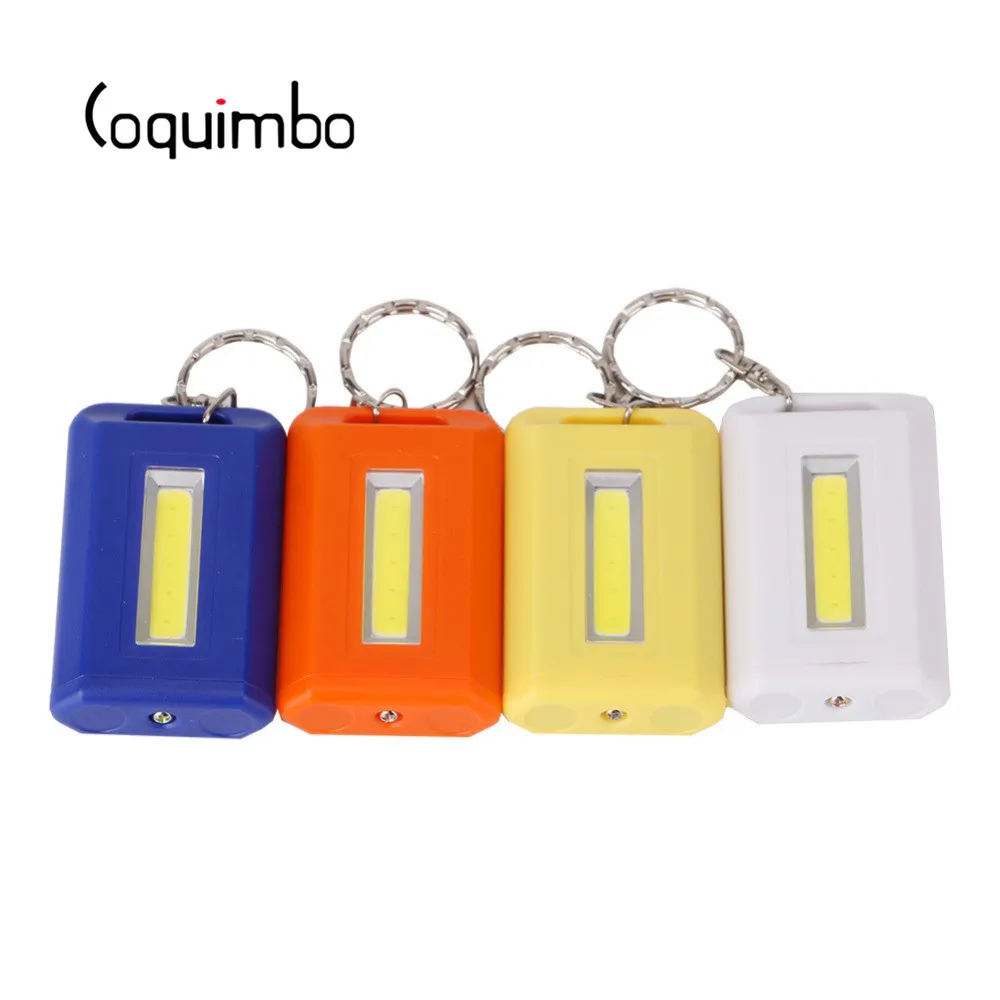Coquimbo COB LED Flashlight Keychain Water Resistant Body Portable