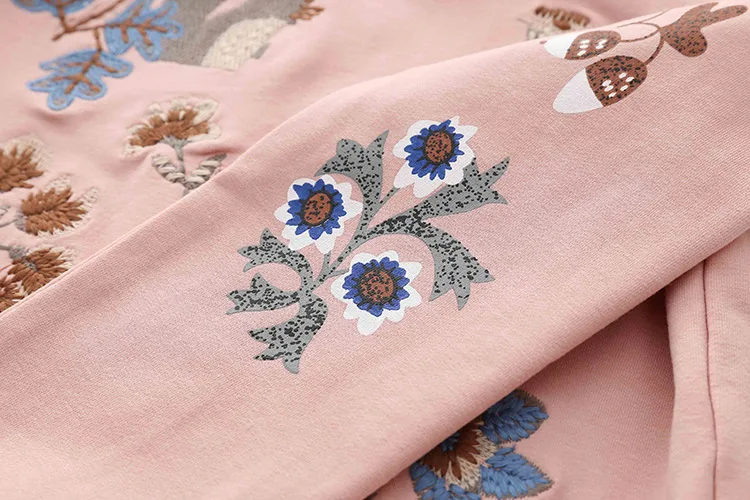 Kids Girls T Shirts Autumn 2018 Fashion Embroidery Pattern Kids T Shirt Long Sleeve Simple O-neck Children Clothing B0699 HTB1zOI8hiAKL1JjSZFoq6ygCFXac - Kids Girls T Shirts Autumn 2018 Fashion Embroidery Pattern Kids T Shirt Long Sleeve Simple O-neck Children Clothing B0699