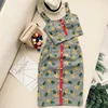 ALPHALMODA – ensemble jupe et débardeur pour femmes, imprimé ananas, taille haute, mode, vacances, été ► Photo 2/6