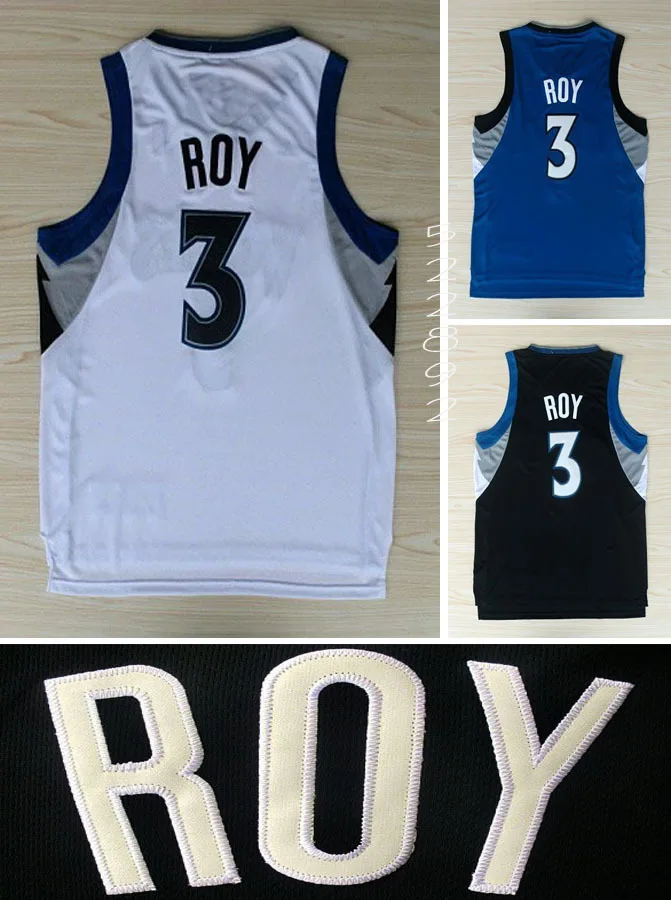 Brandon Roy"Yellow Mamba" 3 Sport Basketball Jerseys, Embroidery