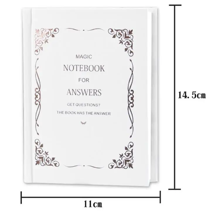 208/302 листов, креативный волшебный блокнот для ответа, дневник, пустые страницы, блокнот для записей, книга для записей, яркие цвета, твердый переплет, прописные книги - Цвет: white small size