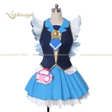 Kisstyle Moda HappinessCharge PreCure! Pretty Cure Princesa Shirayuki Hime Cosplay Uniforme, Modificado Para Requisitos Particulares Aceptado