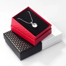 Новая шкатулка для украшений браслет серьги ожерелье кольцо коробки чехол подарочная упаковка для демонстрации ювелирных украшений Органайзер черный красный белый