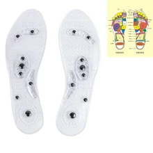 Health 1Pair Shoe Gel Insoles Feet Magnetic Therapy Health Care for Men Comfort Pads Foot Care