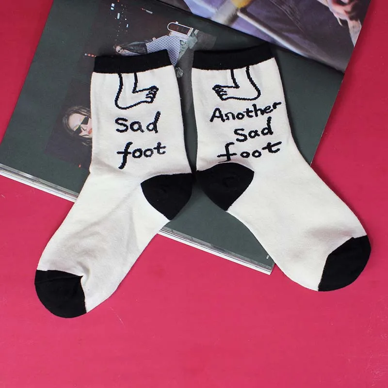 Новые художественные домашние носки серии с героями мультфильмов милые забавные носки с рисунками милые носки женские зимние носки harajuku - Цвет: 5