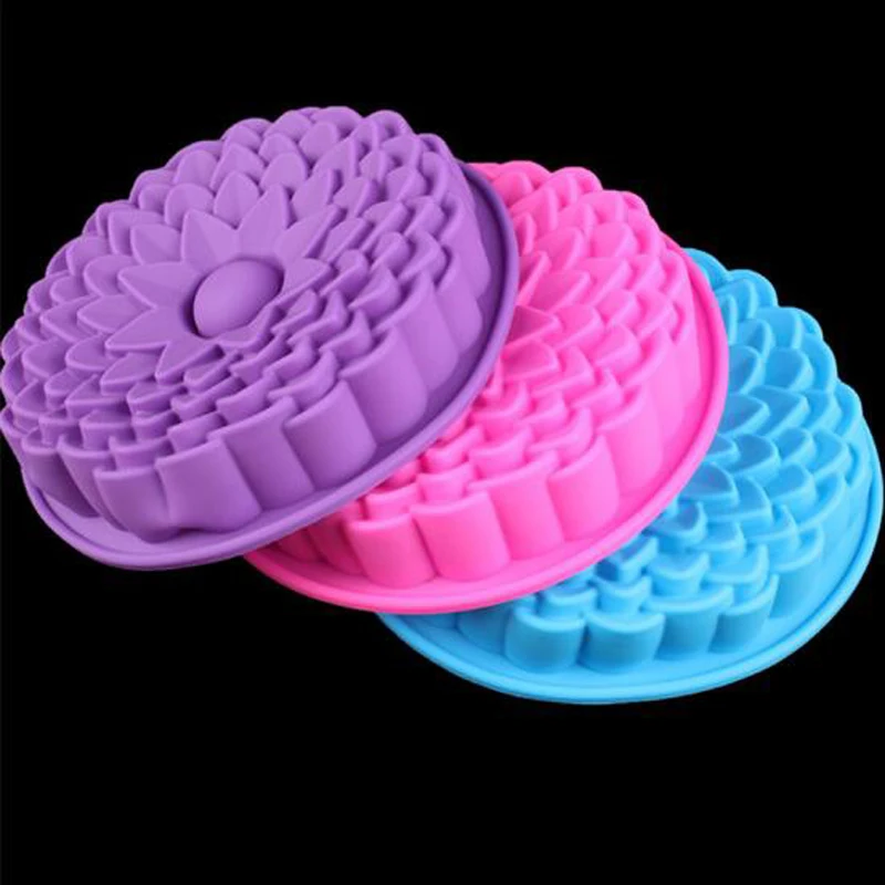 New Arrival High Quality Size 22*4.5cm big silicone cake mold dessert