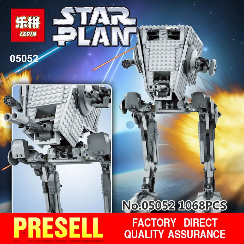 New font b Lepin b font 05052 1068pcs Star War Out of print empire AT ST