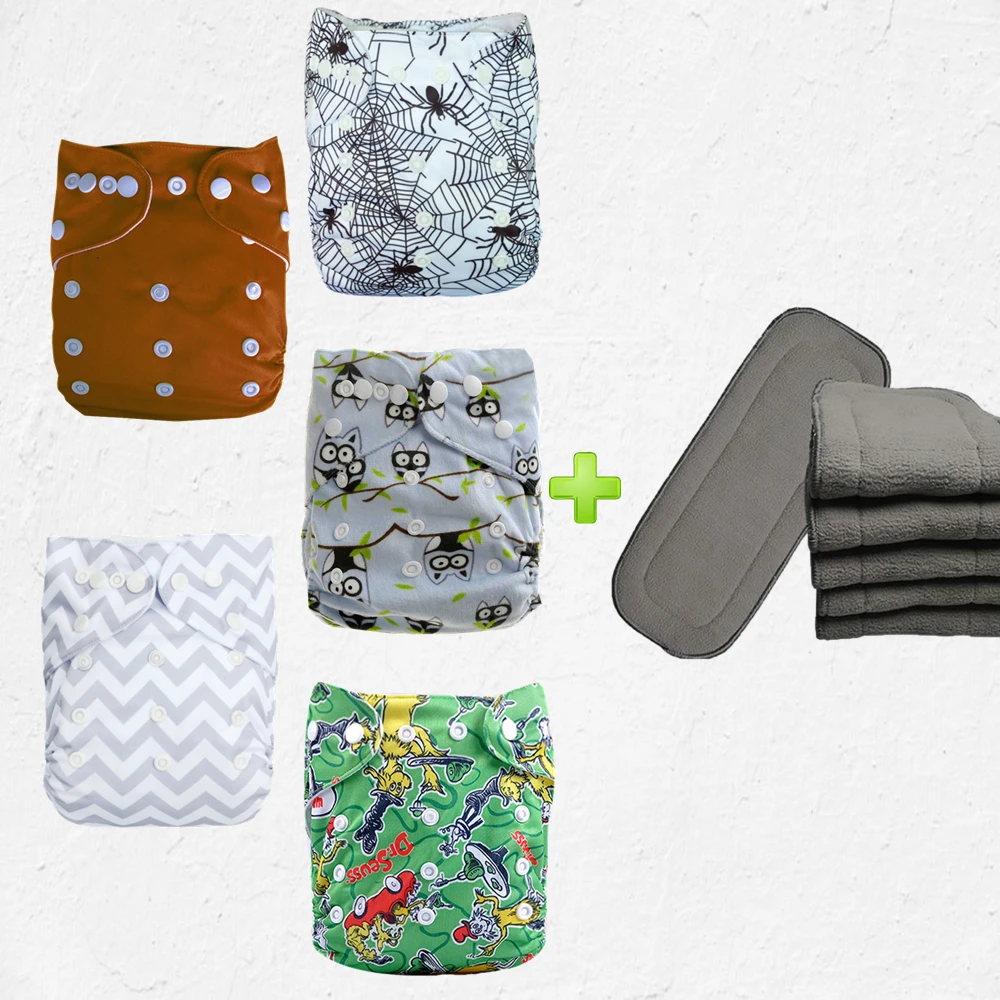 Free shipping! Baby Reusable Cloth Diaper Cover Washable & Breathable