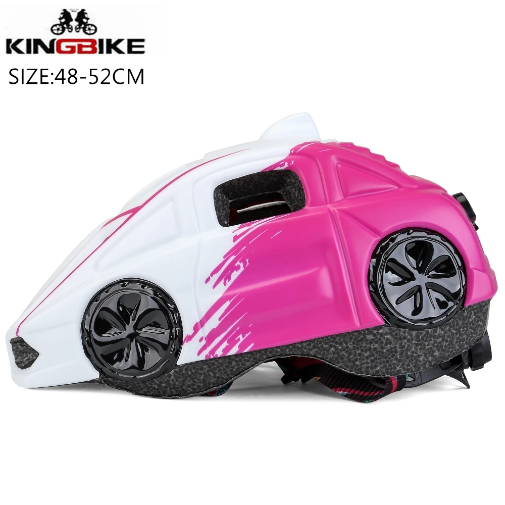 Шлем велосипедный KINGBIKE детский дышащий безопасный интегрированный 48 52