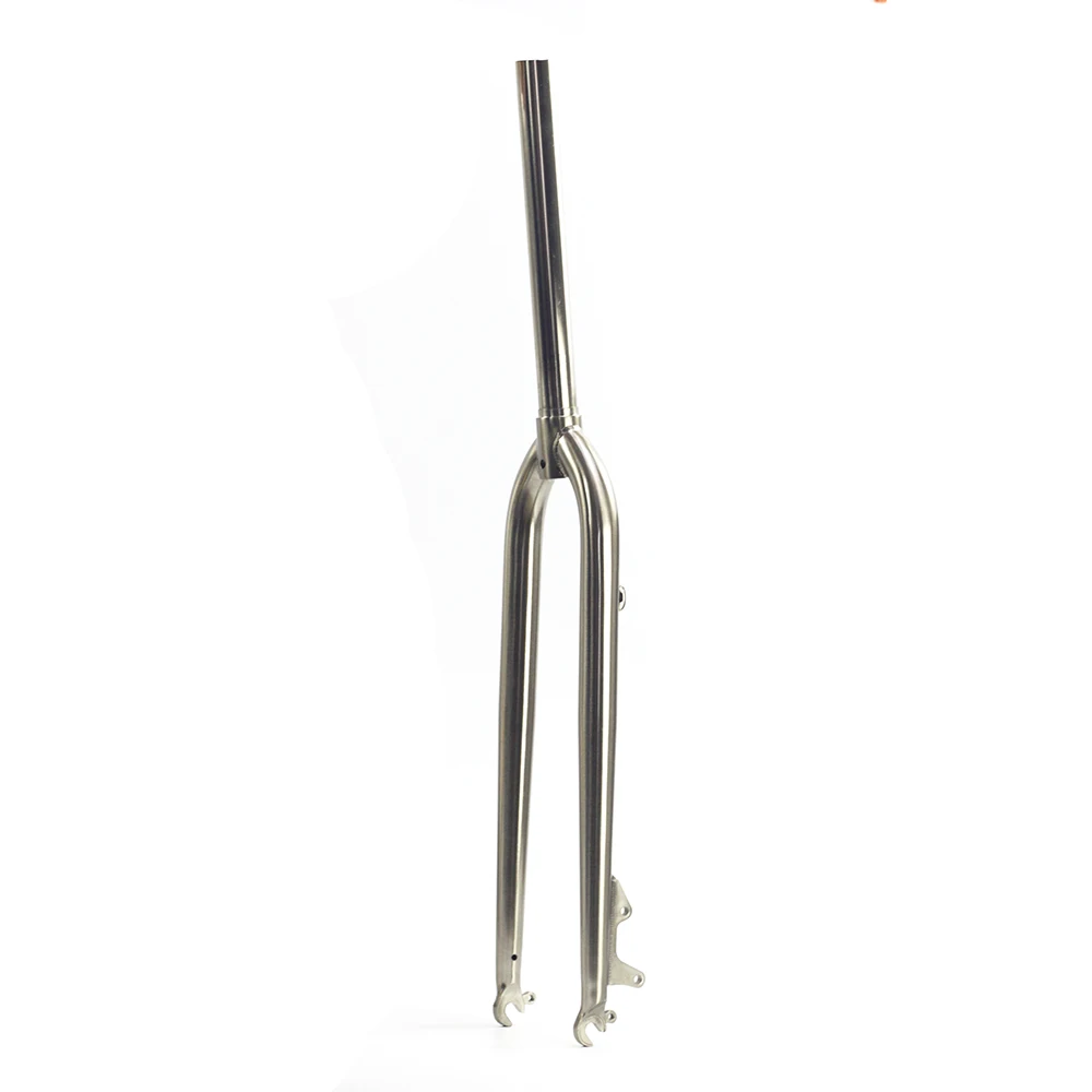 Sunshine Chromoly Fourche De Vtt Rigide En Acier 26 27.5 29 Pouces 1 1 8 28.6mm Freins A Disque Classique Argent Velo De Montagne 650b 520 Fourche De Velo AliExpress