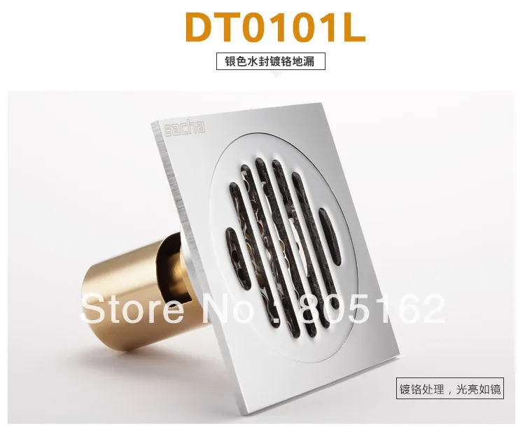 

All copper floor drain(DT0101L),Shiny color,Against the stench