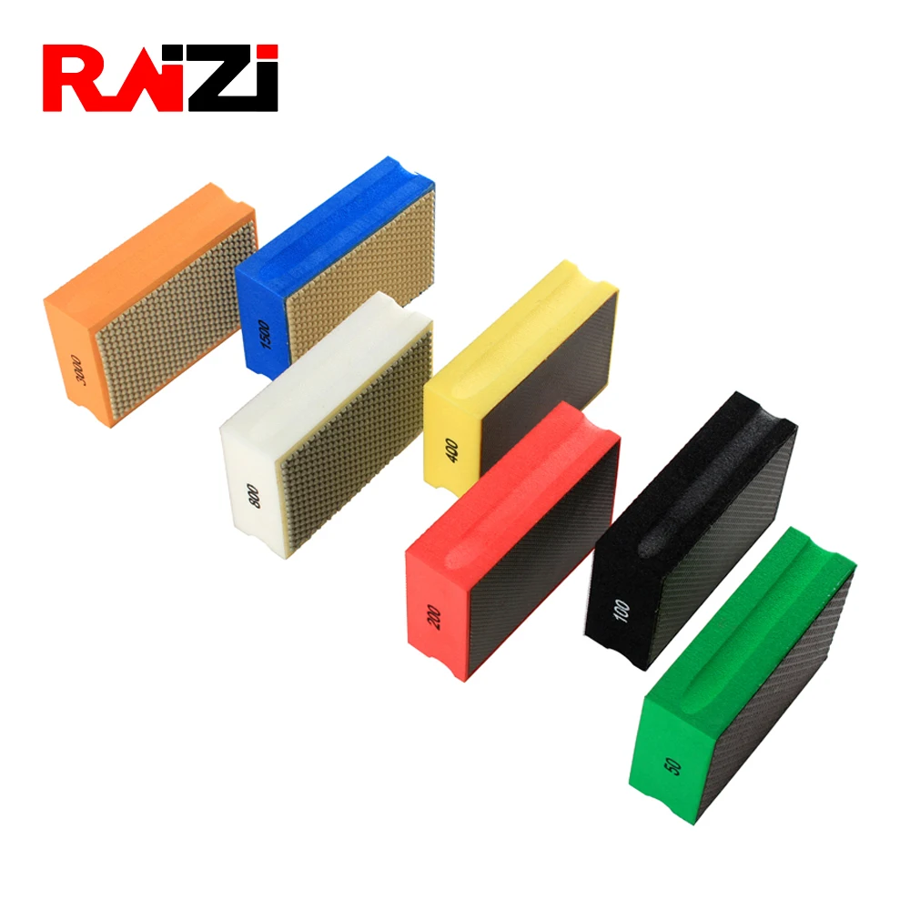 Raizi 90*55 mm Electroplated/Resin Diamond Hand Polishing pads Polishing Tools For Stone Abrasive Pads Raizi 90*55 mm Electroplated/Resin Diamond Hand Polishing pads Polishing Tools For Stone Abrasive Pads