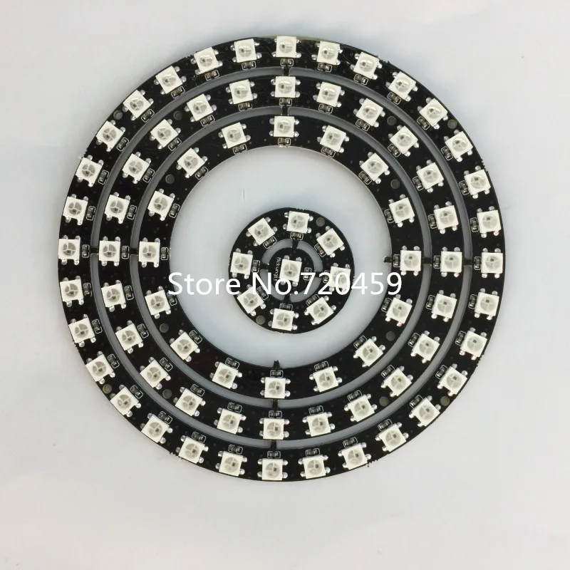 10mm de Diâmetro Anel 2812b 5 v Rodada Levou Lanterna Mágica Fantasma Anel ci Incorporado Círculo Mágico Externo 150 mm Spi Levou Círculo Anel Rgb 5 High Quality led round