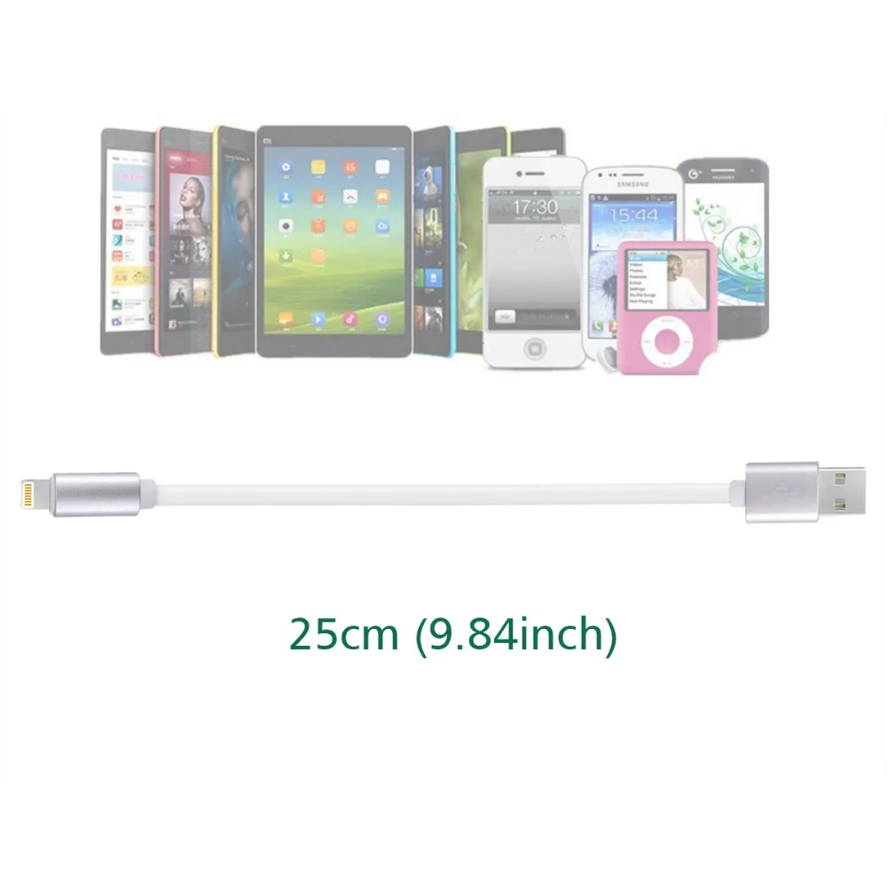 Зарядная Станция Evfun 5 коротких кабелей 25 см Micro USB Тип c для Android iPhone Huawei|Зарядные