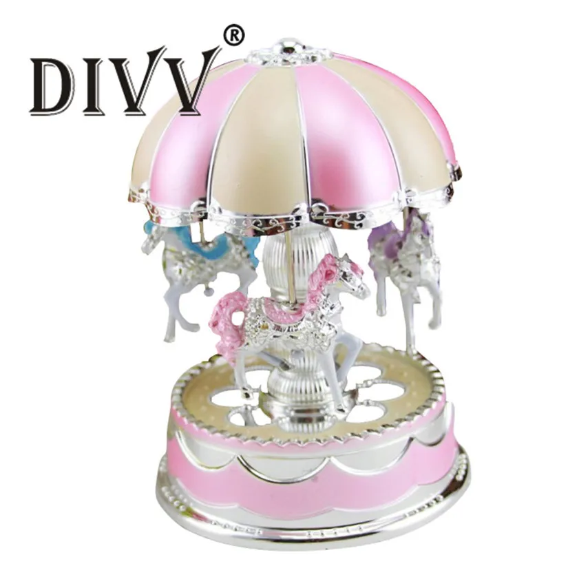 Музыкальная шкатулка удобный подарок новинка 2017 музыкальная Merry Go Round