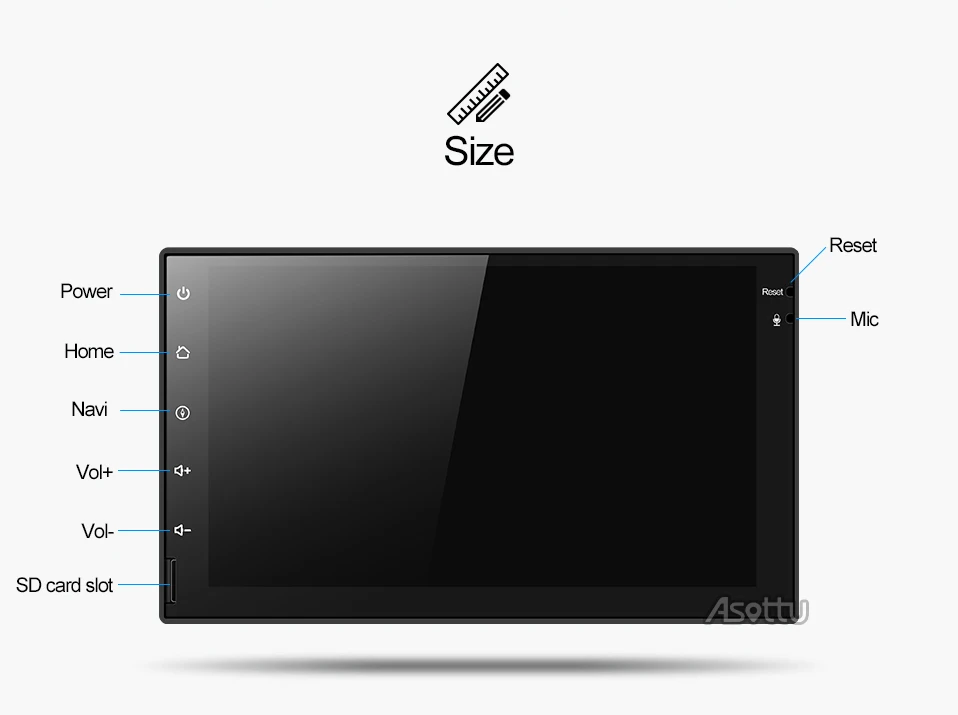 Cheap Asottu CWD7060 2G android 8.1 car dvd gps navigation radio video player stereo universal 2 din radio car multimedia player gps 21