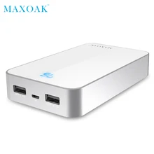 MAXOAK Dual USB Power bank Portable Mobile Phone Charger 13000mA Powerbank For