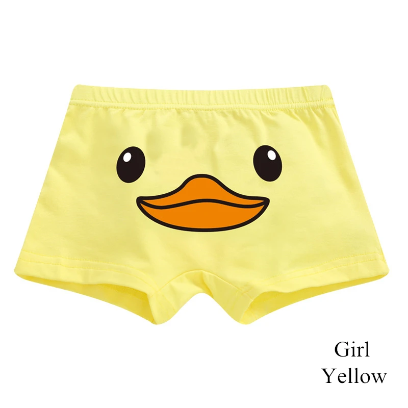 Girl Yellow Шорты для маленьких мальчиков и девочек Лето г., хлопковые шорты для девочек с бортами милое детское нижнее белье короткие брюки для малышей пляжные шорты для детей от 1 до 8 лет - Цвет: Girl Yellow