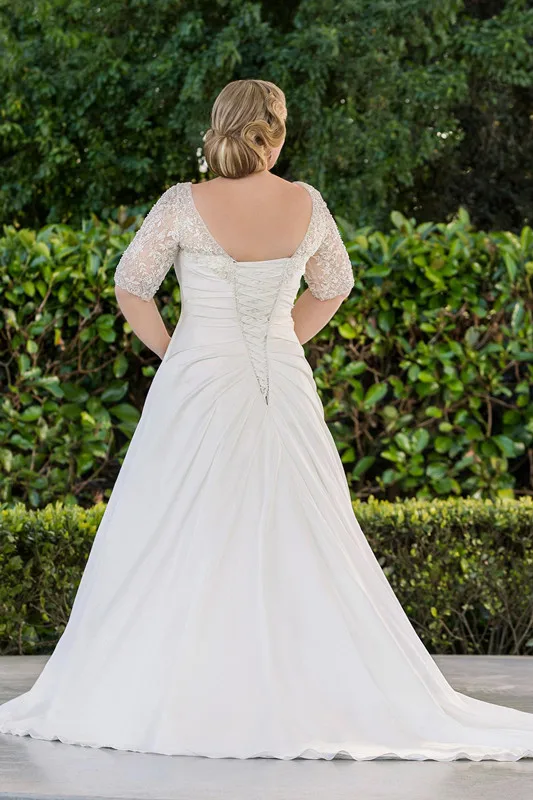 new-v-neck-a-line-wedding-dresses-with-half-sleeves-2014-long-princess-chiffon-bridal-gowns-plus-size-w1352-crystal-handmade-top-selling-hot (2)_