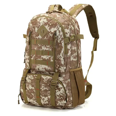 Открытый Тактический Рюкзак Molle Camo 50L военный армейский рюкзак Mochila водонепроницаемый походный охотничий рюкзак туристический рюкзак Спортивная Сумка - Цвет: desert