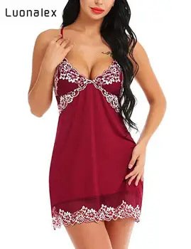 

Sexy Costumes Ladies Lingerie Sleepwear Lace Floral Women Babydoll Robe Underwear Night Dress Lingerie Sexy Erotic Porno Lingrie