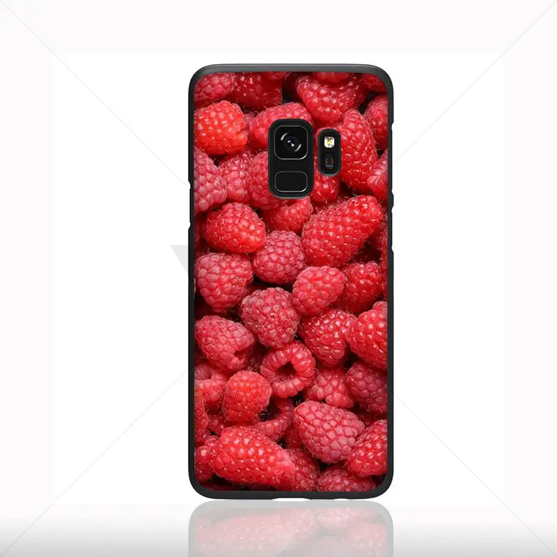 Yinuoda черника вишня Лето фрукты черный мягкий чехол для телефона Samsung Galaxy s9 s8 plus note 8