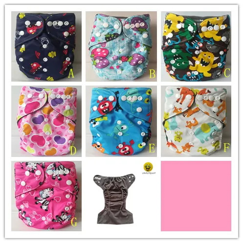 

Reusable Cloth Diaper Bamboo Charcoal Diapers With double guess Nappy One Size Adjustable Many Colors Available Cloth Diapers