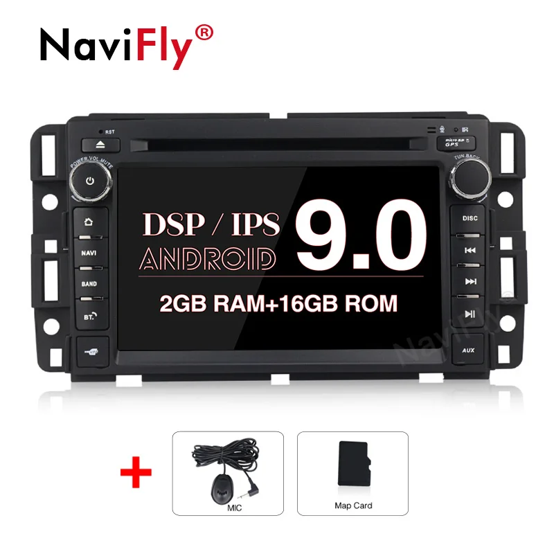 2din Android 9,0 ips DSP автомобильный Радио плеер gps навигация для Chevrolet Tahoe траверс BUICK Enclave GMC Yukon Tahoe Acadia GMC - Цвет: Car dvd