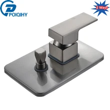 Poiqihy 2 способа латунь картридж матовый Никель душ Клапан смеситель для душа смеситель Управление Клапан настенный душ "песочные часы"