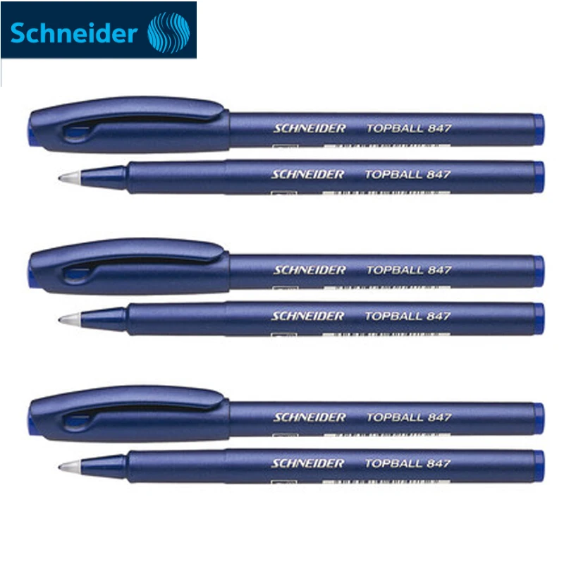 Suprimentos de Escritório Lote Schneider Topball 847 Ball-point Caneta Gel 0.5 Milímetros Assinatura Canetas Escrita & Escola Suprimentos 6 Pçs –