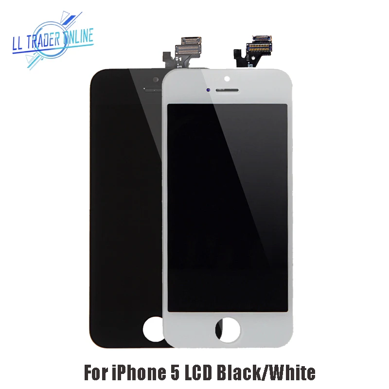 

LL TRADER 100% Brand New AAA Touch Screen Display For iPhone5 5g LCD Touch Replacement for iPhone 5 LCD Assembly Digitizer+Tools