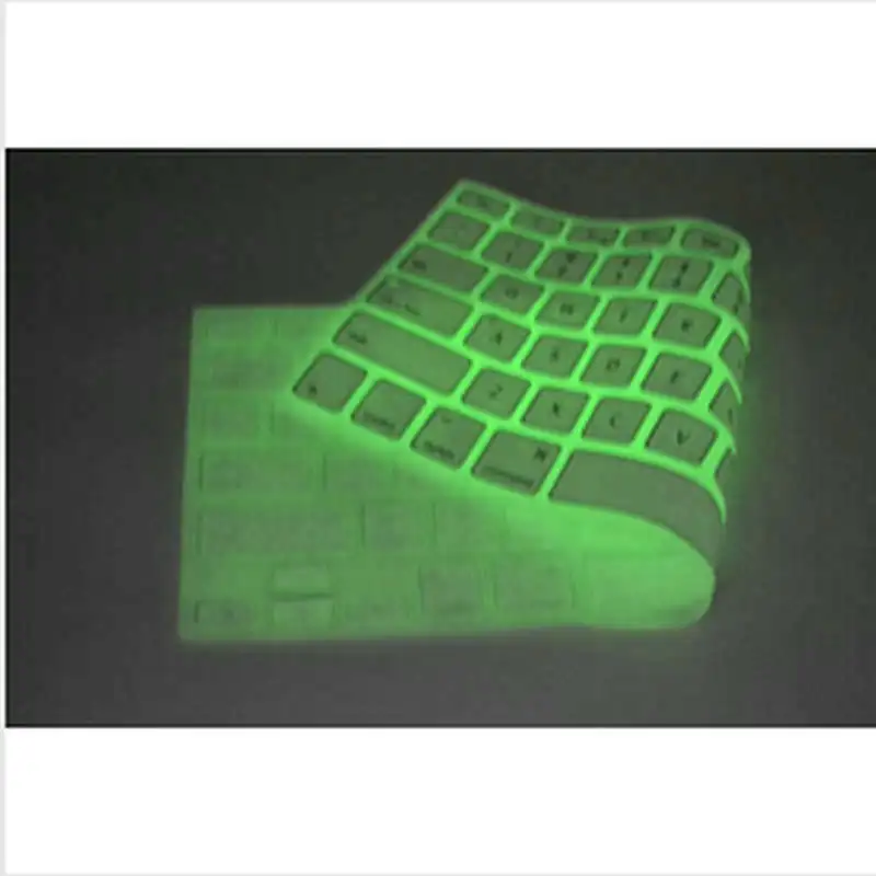 Luminescent fluorescence Color Silicone Laptop keyboard Skin Protector