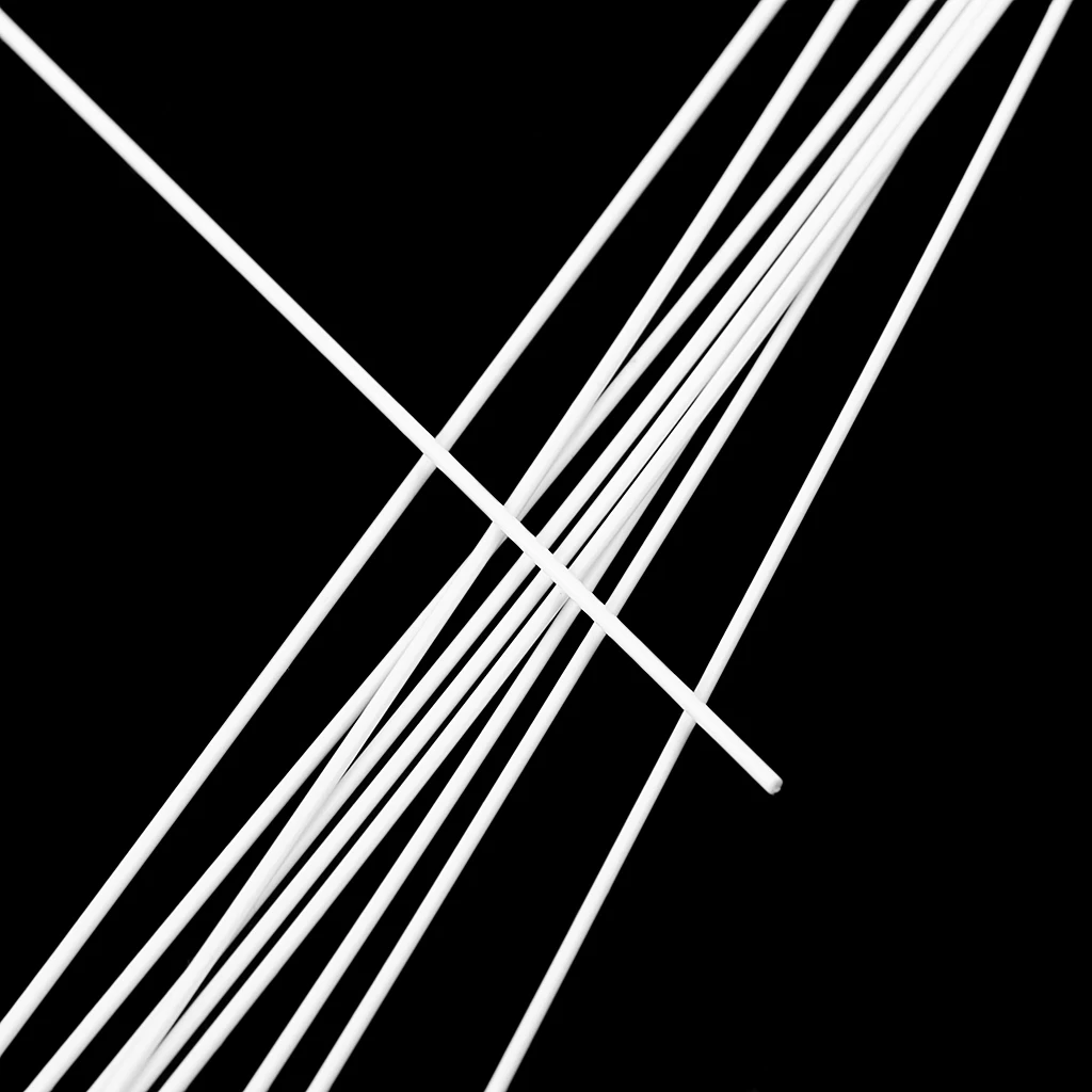 10Pcs 250mm Length ABS Round Plastic Rod Architectural Model Making Building DIY Model Material Rod Sticks Solid Rod