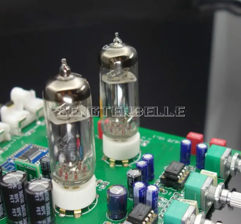 Bluetooth 6J5 Tube Preamplifier Tone Board NE5532 Preamp Tweeter Bass Adjust Bile Pre Speakers Amplifier DIY Analog Input