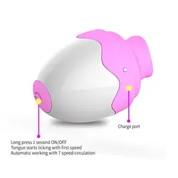 7 скоростей женская мастурбация клитор сосание Вибратор в форме языка соска Foreplay игрушки для секса для пары
