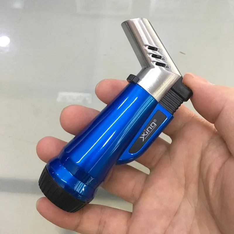 

BBQ Outdoor Butane Free Fire Torch Turbo Lighter Spray Gun Jet Kitchen Lighter Gas Cigarette 1300 C Windproof Cigar Lighter