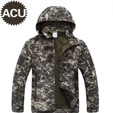 Новые тонкие куртки дышащая мягкая оболочка водонепроницаемая одежда для охоты тактическая камуфляжная армейская куртка с капюшоном многофункциональная